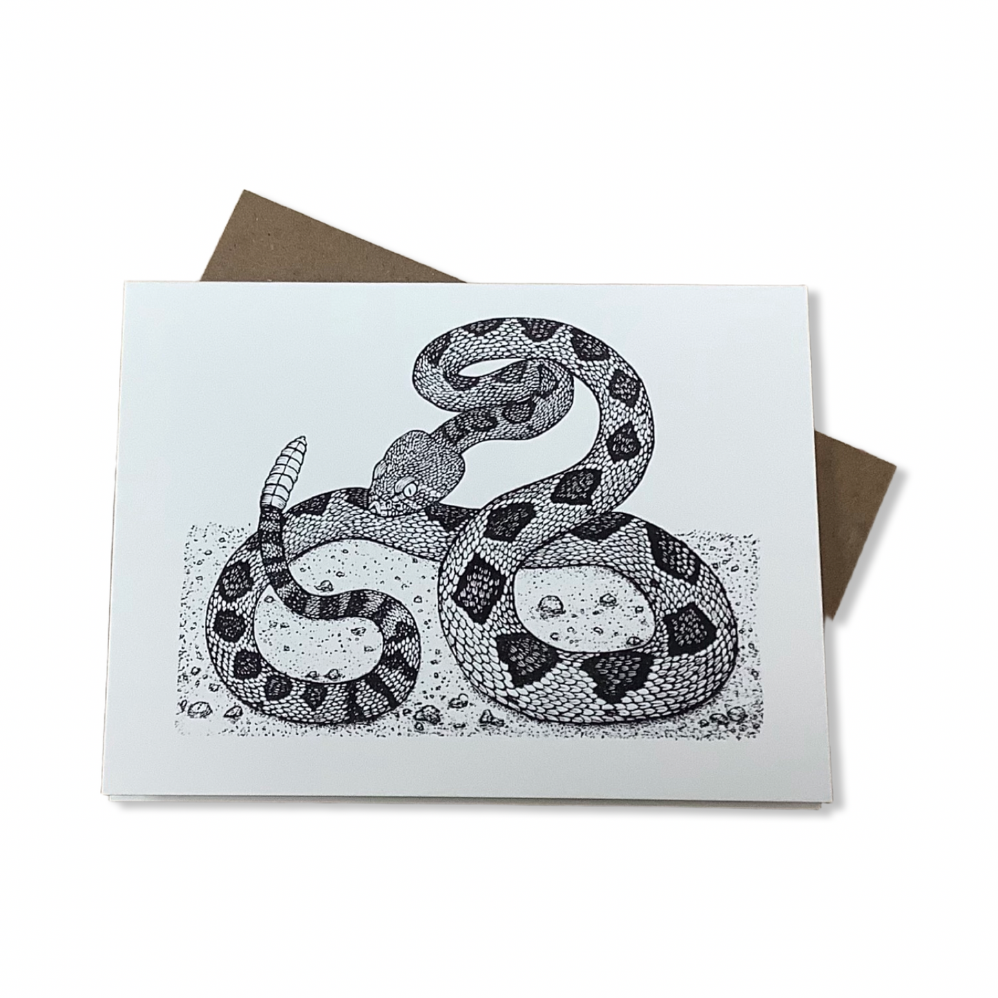 Linocut Relief Print Card - Anomal Press