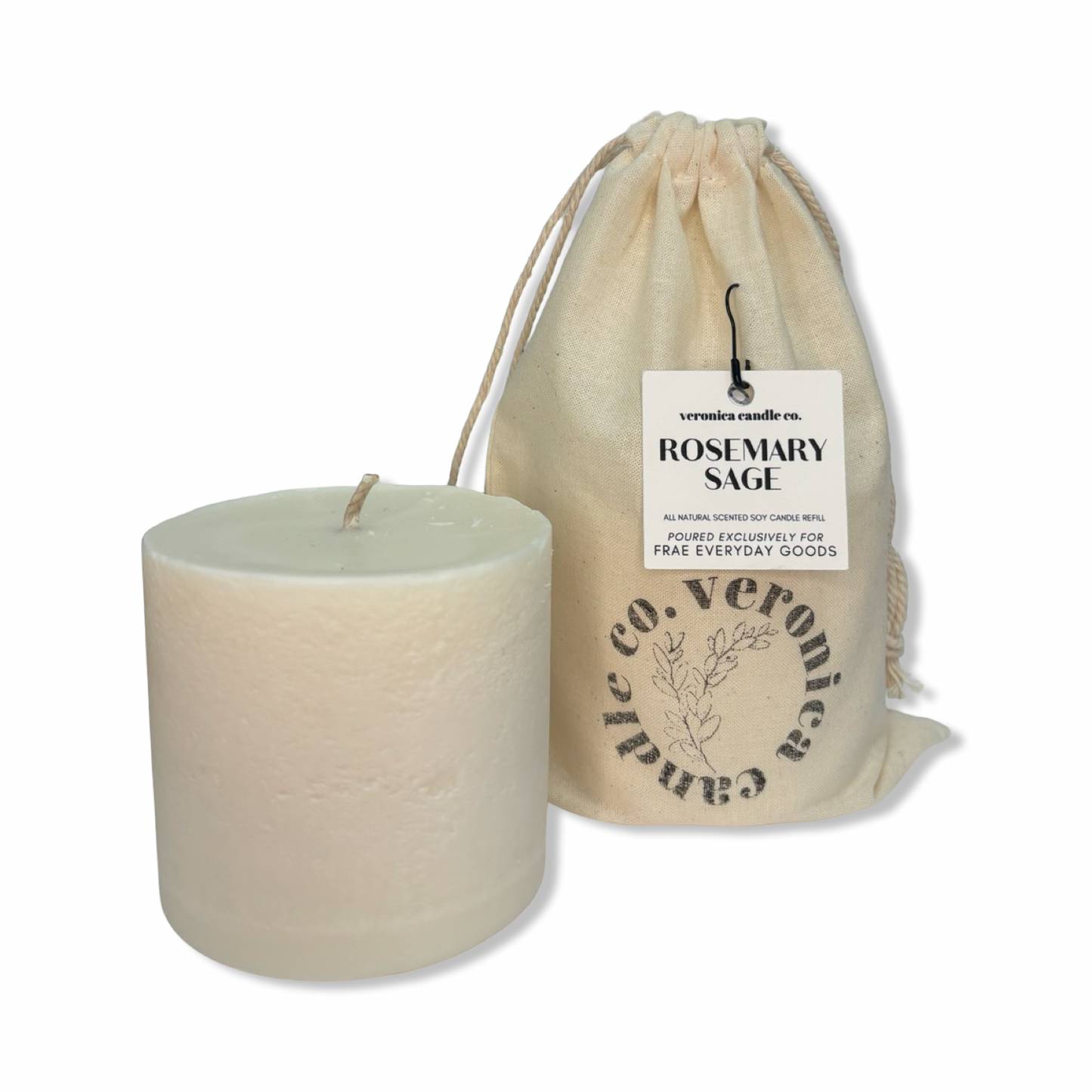 Refillable Candle - Veronica Candle Co. - FRAE EXCLUSIVE