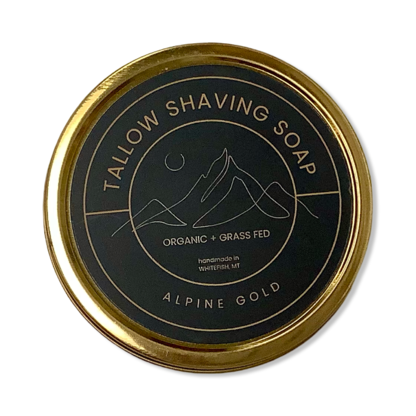 Tallow Shave Soap - Alpine Gold