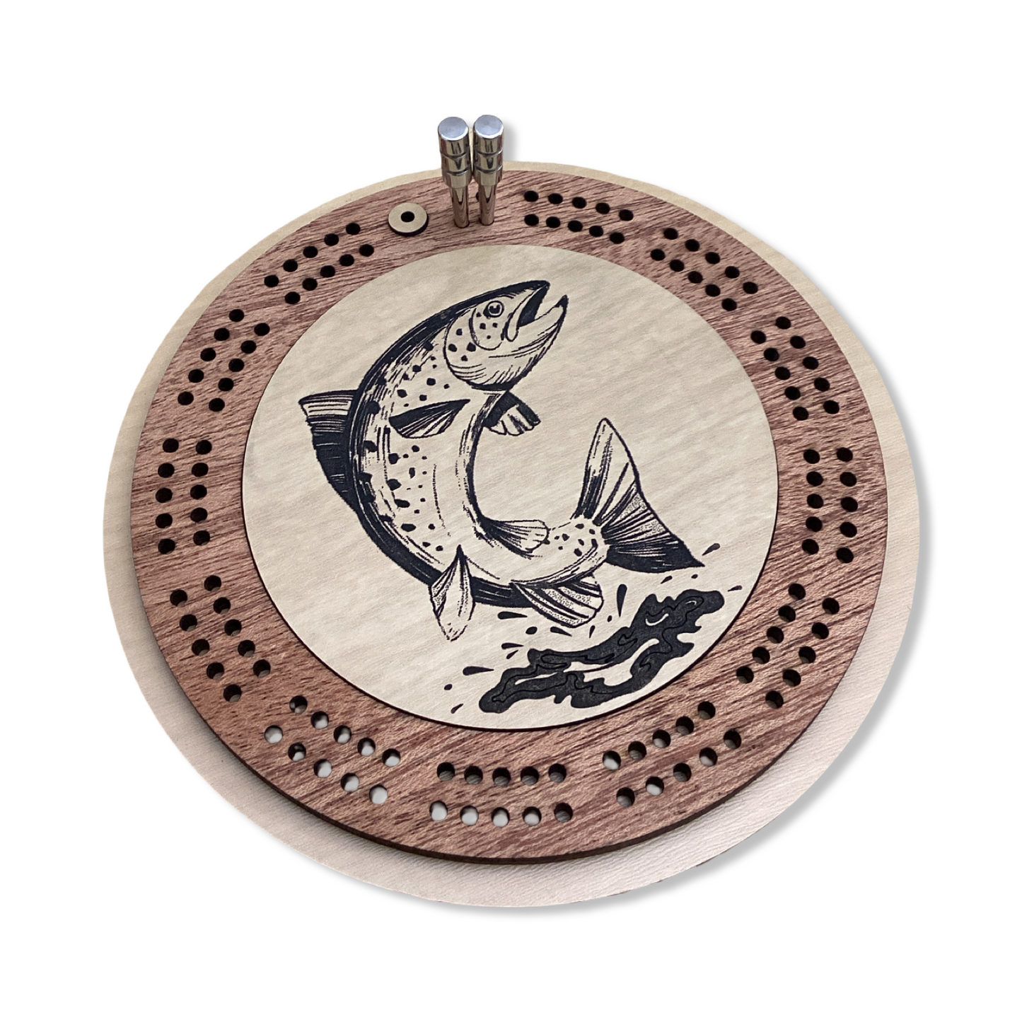 Wooden Engraved Cribbage Boards - Rising Joy Creations