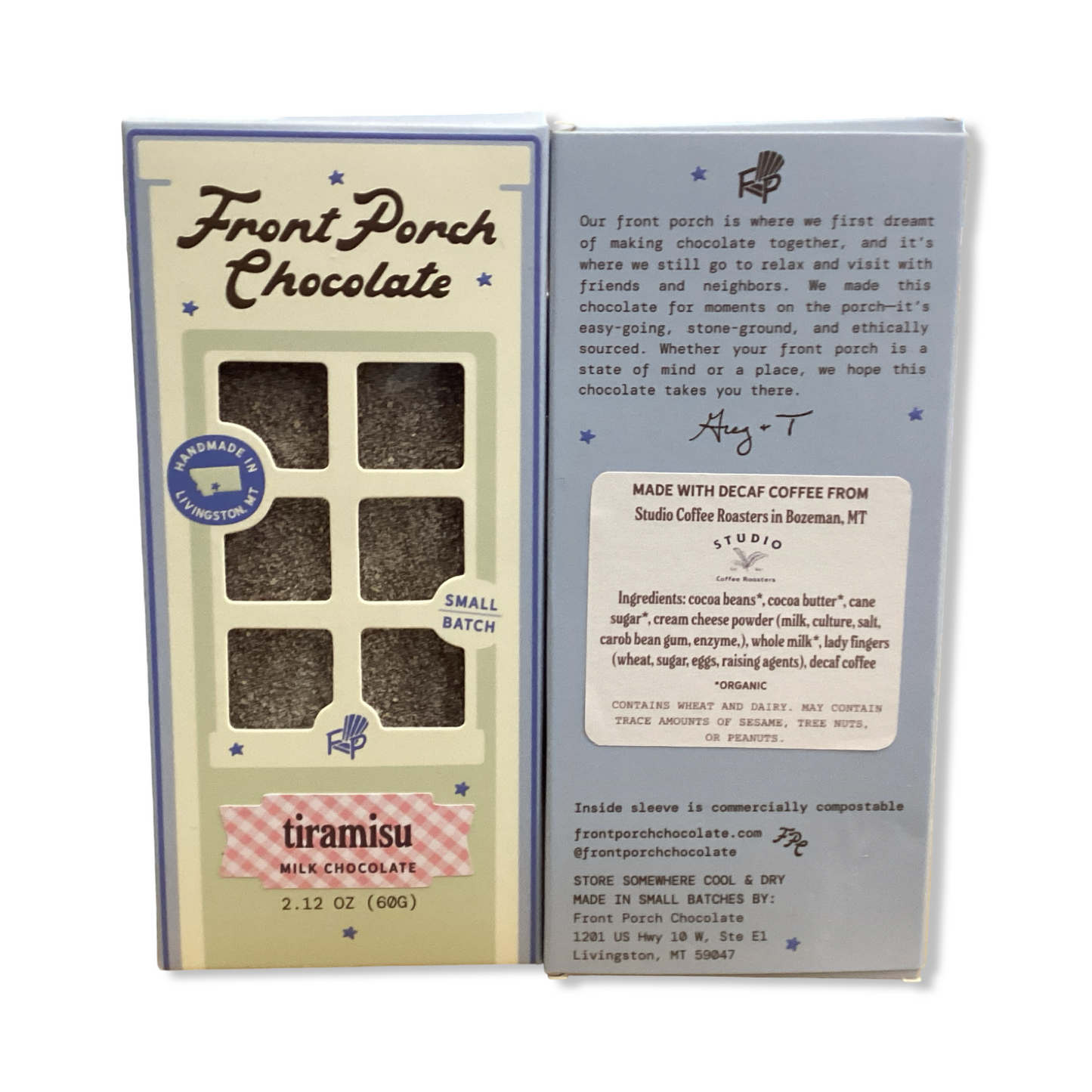 Chocolate Bars - Front Porch Chocolate