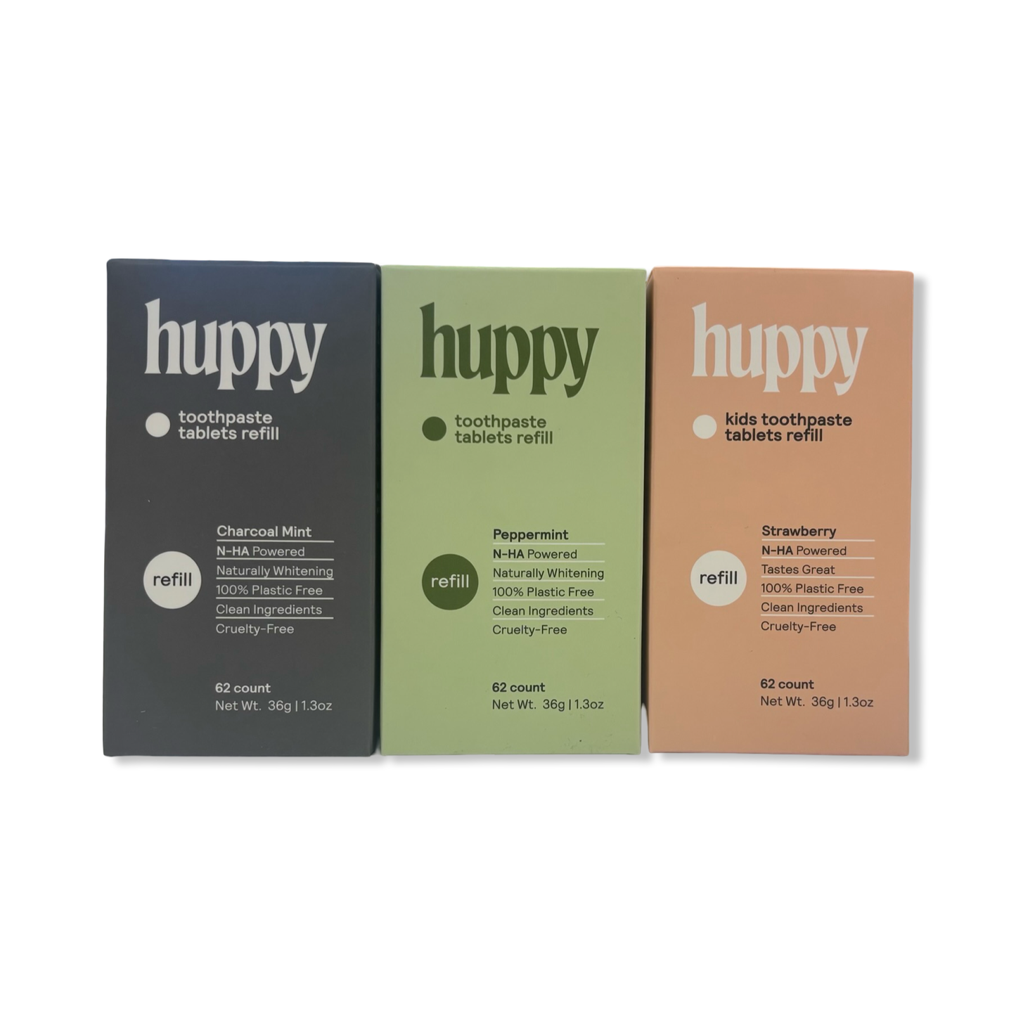 Packaged Toothpaste Tabs - Huppy
