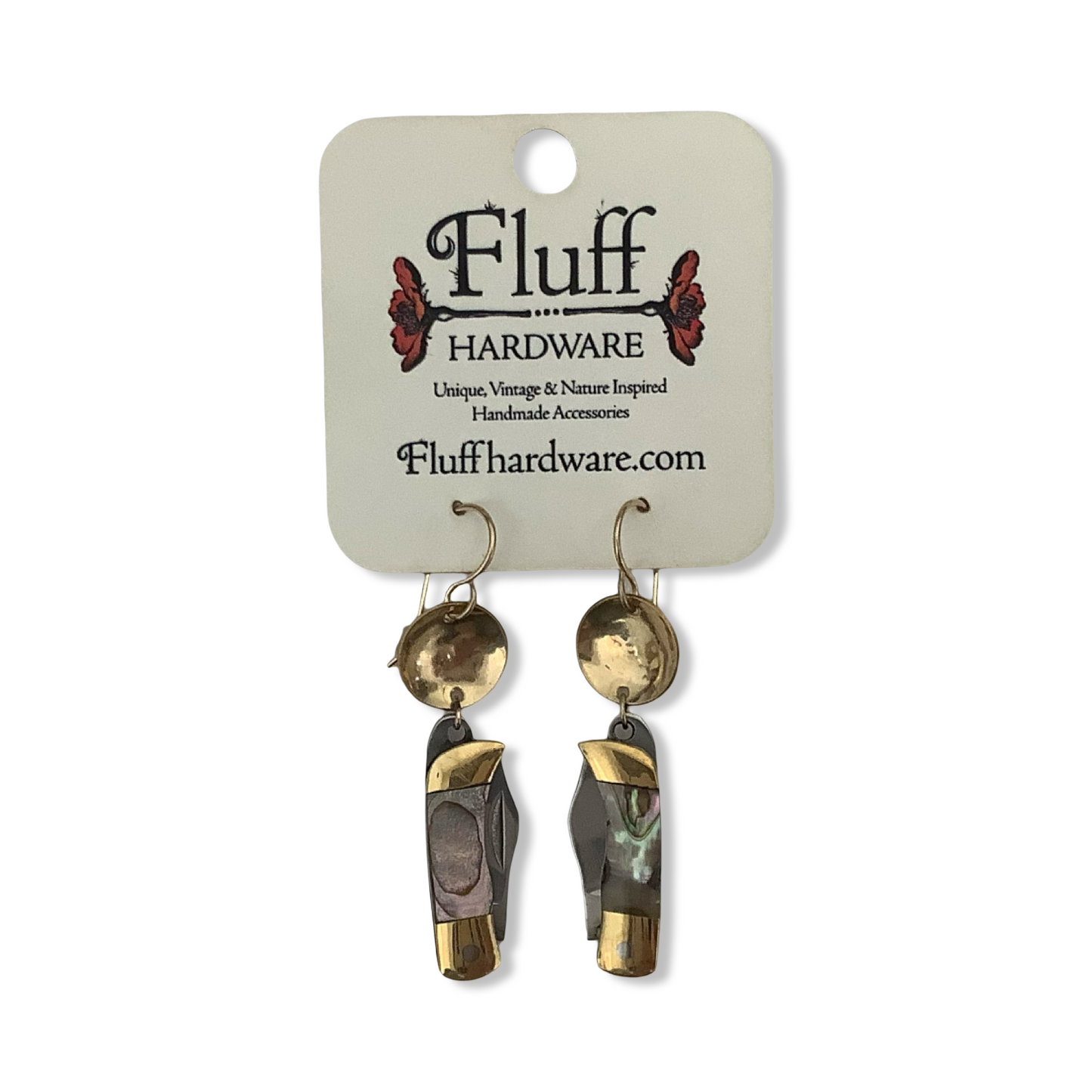Pocket Knife Earrings - Fluff Hardware