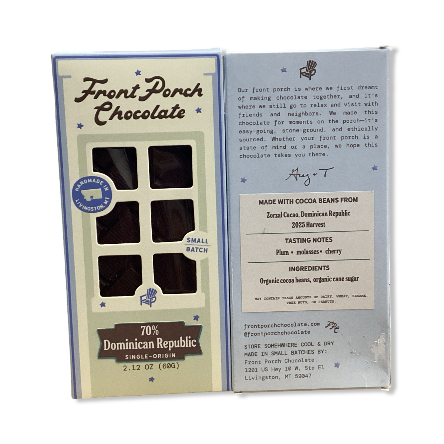 Chocolate Bars - Front Porch Chocolate