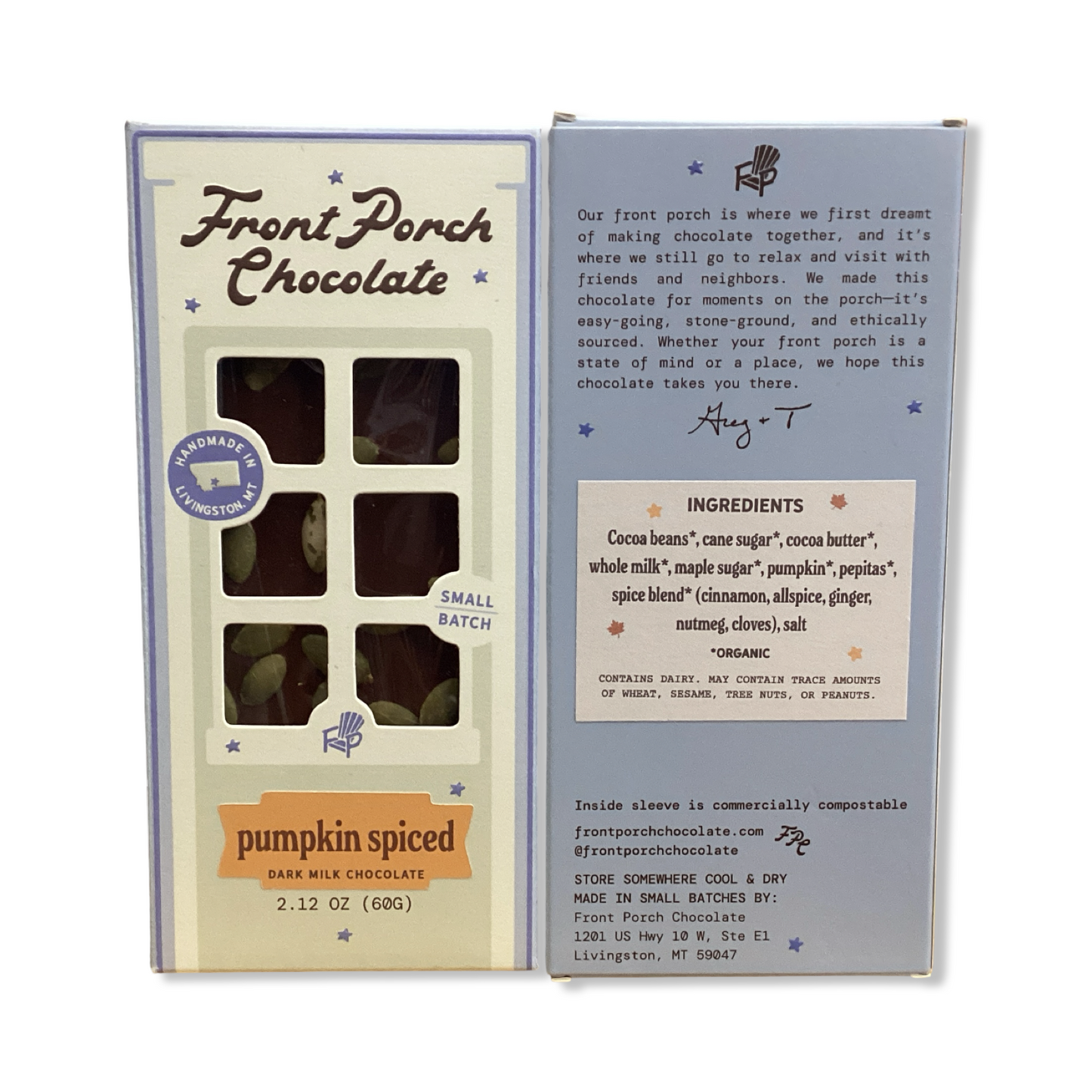 Chocolate Bars - Front Porch Chocolate
