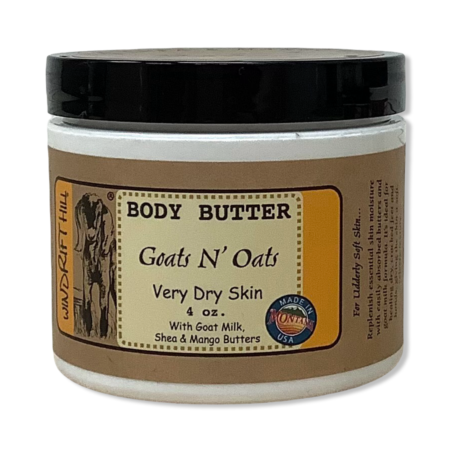Goat Milk Body Butter - Windrift Hill