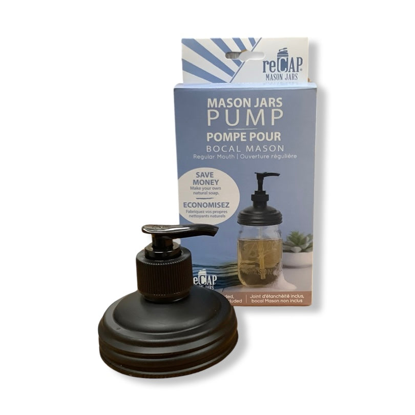 Mason Jar Lid PUMP - Standard Mouth - reCAP