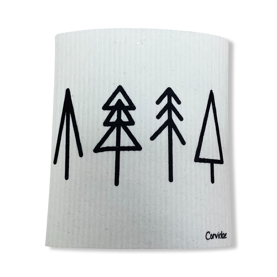 Swedish Dishcloth - Corvidae