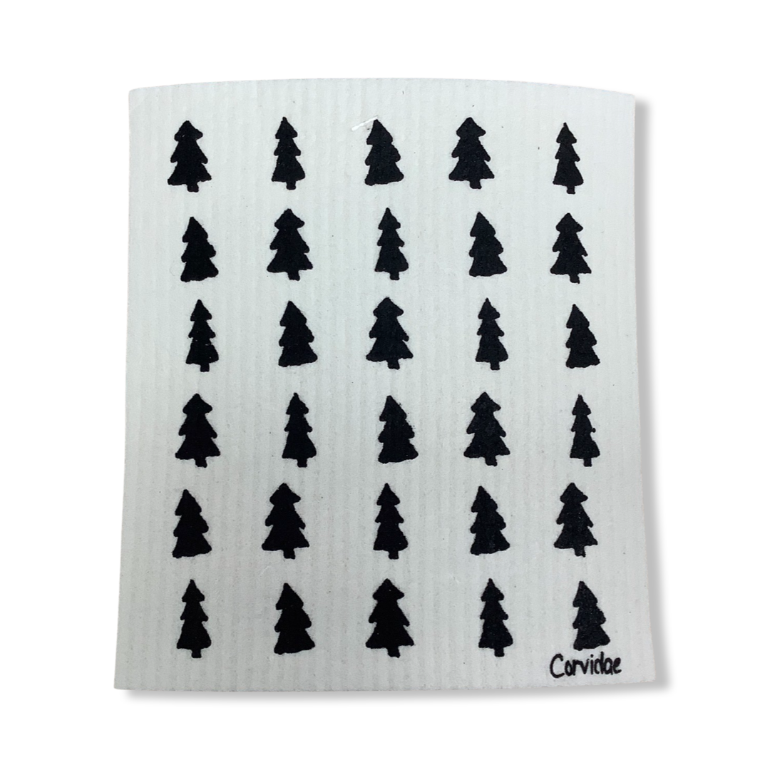 Swedish Dishcloth - Corvidae