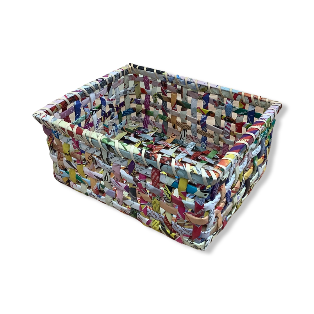 Recycled Paper Baskets - Upcycled Paper Company