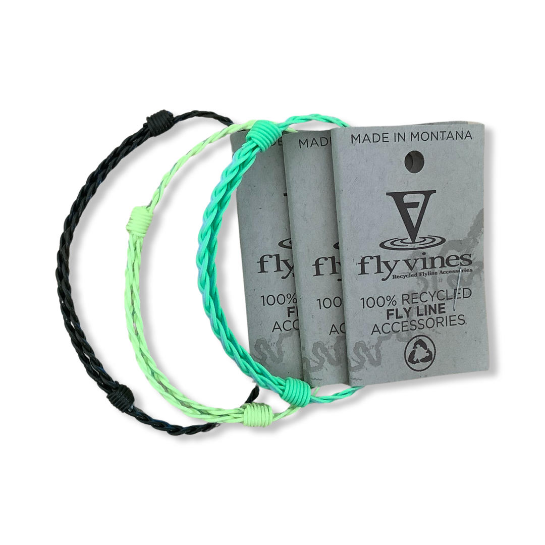 Recycled Fly Line Bracelet - Flyvines