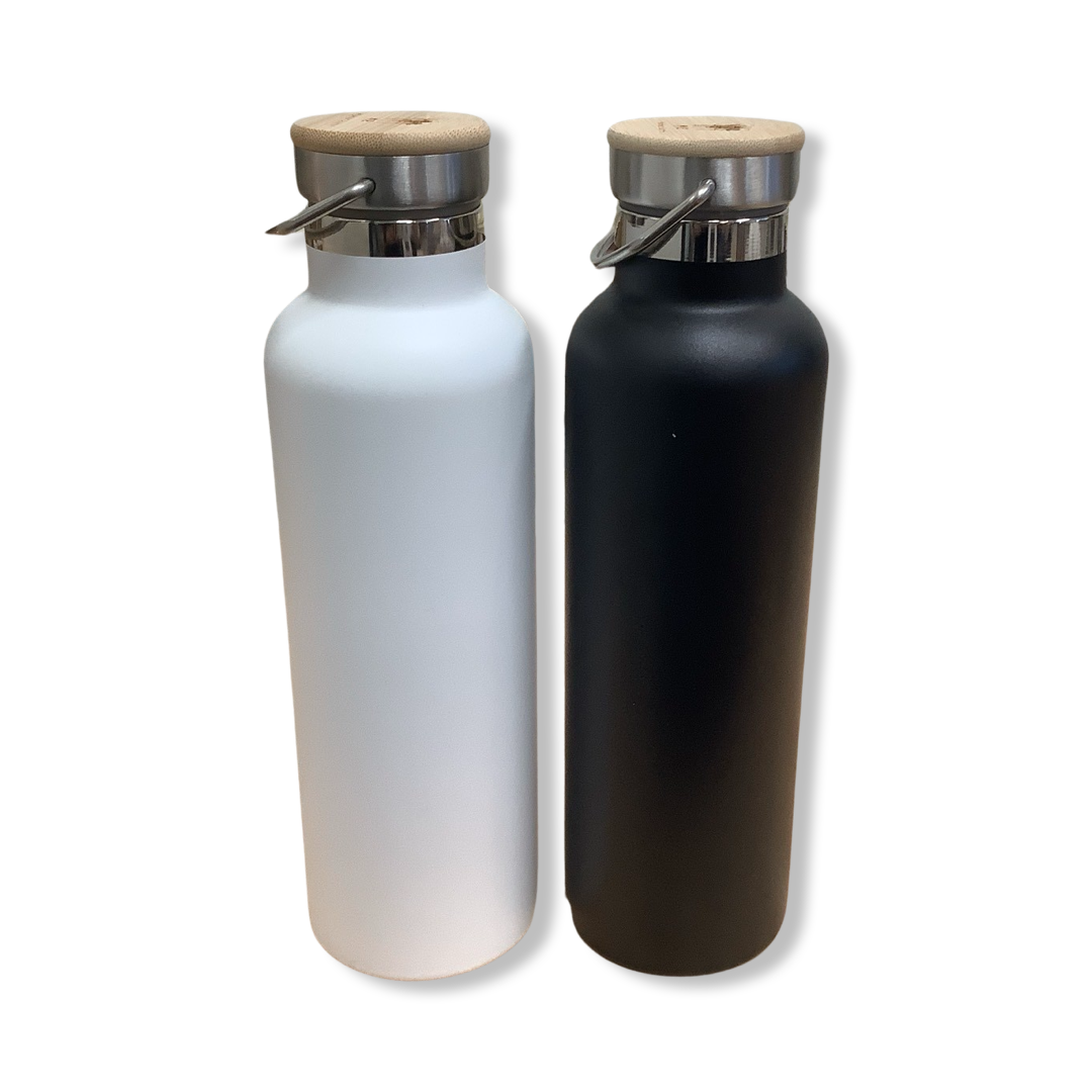 CuddleNest Eco Stainless Steel Water Bottle | Leak-Proof Bottle with Bamboo Top