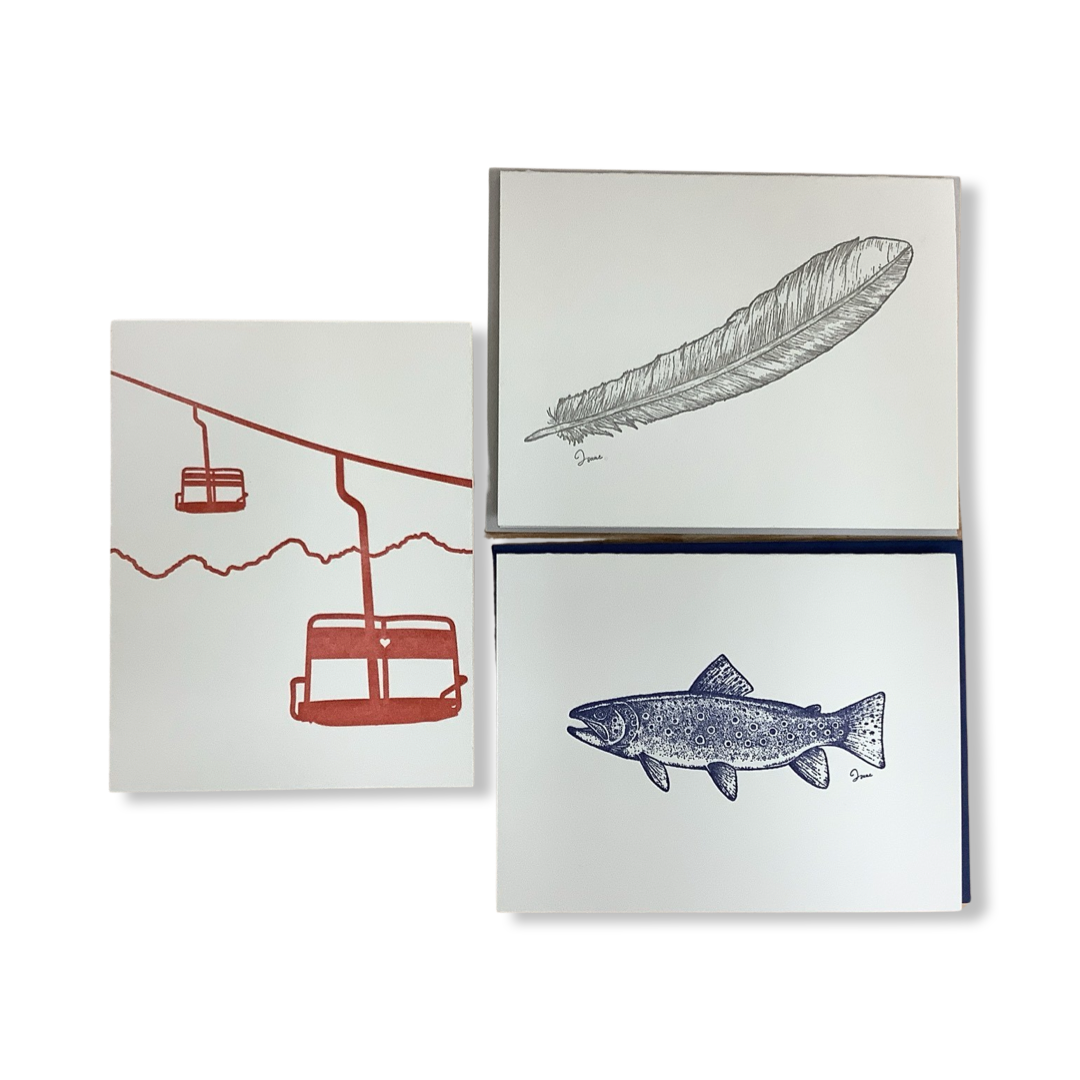 Letterpress Cards - Ice Pond Press