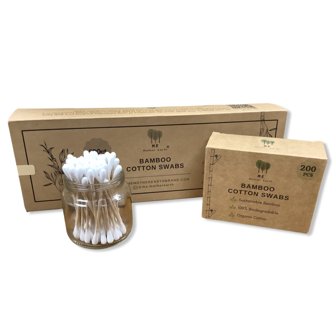 Bamboo Cotton Swabs - ME Mother Earth