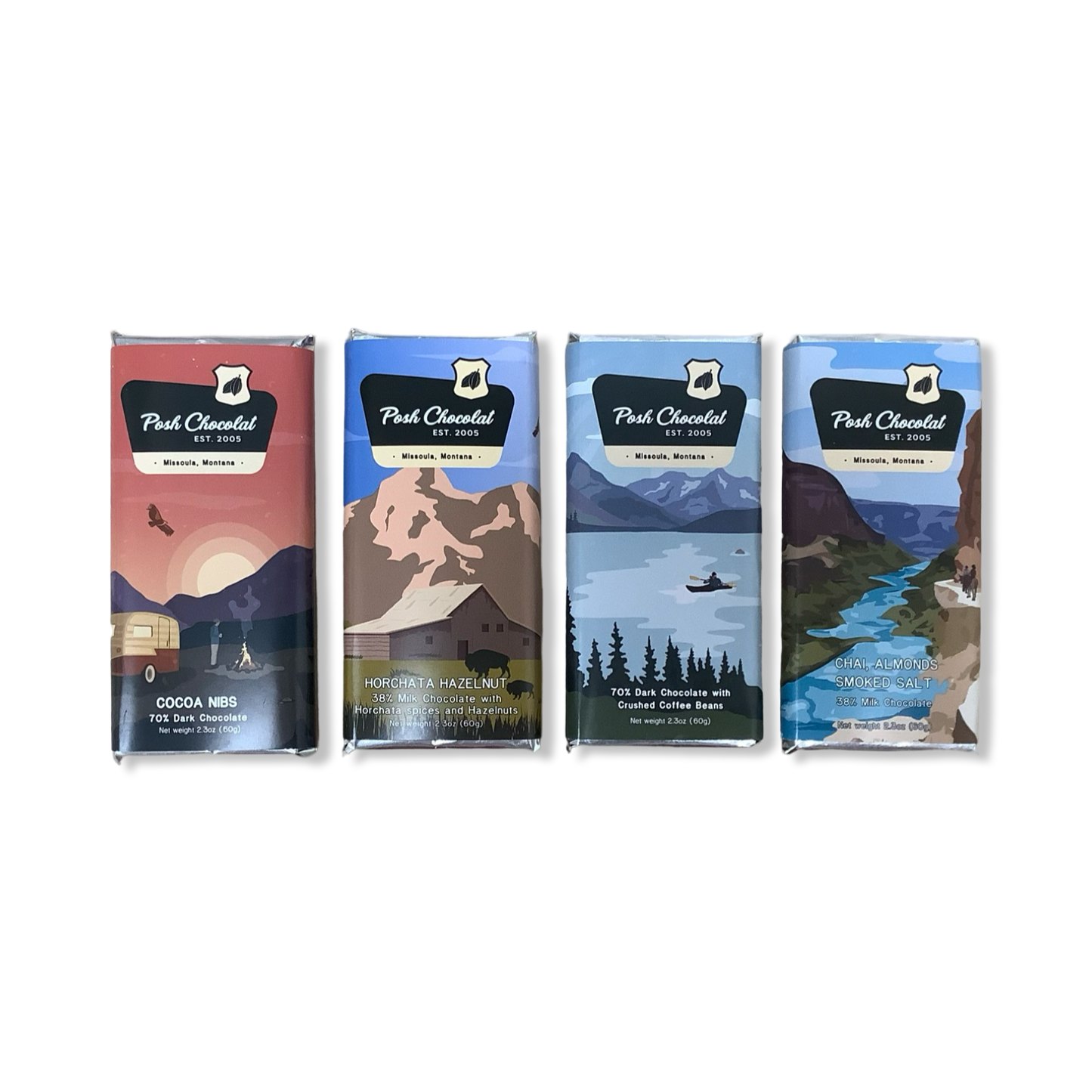 Chocolate Bars - Posh Chocolat