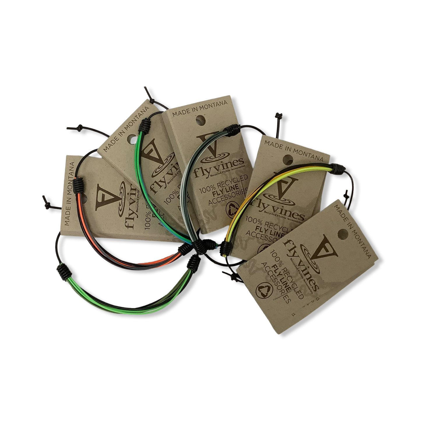 Recycled Fly Line Bracelet - Flyvines