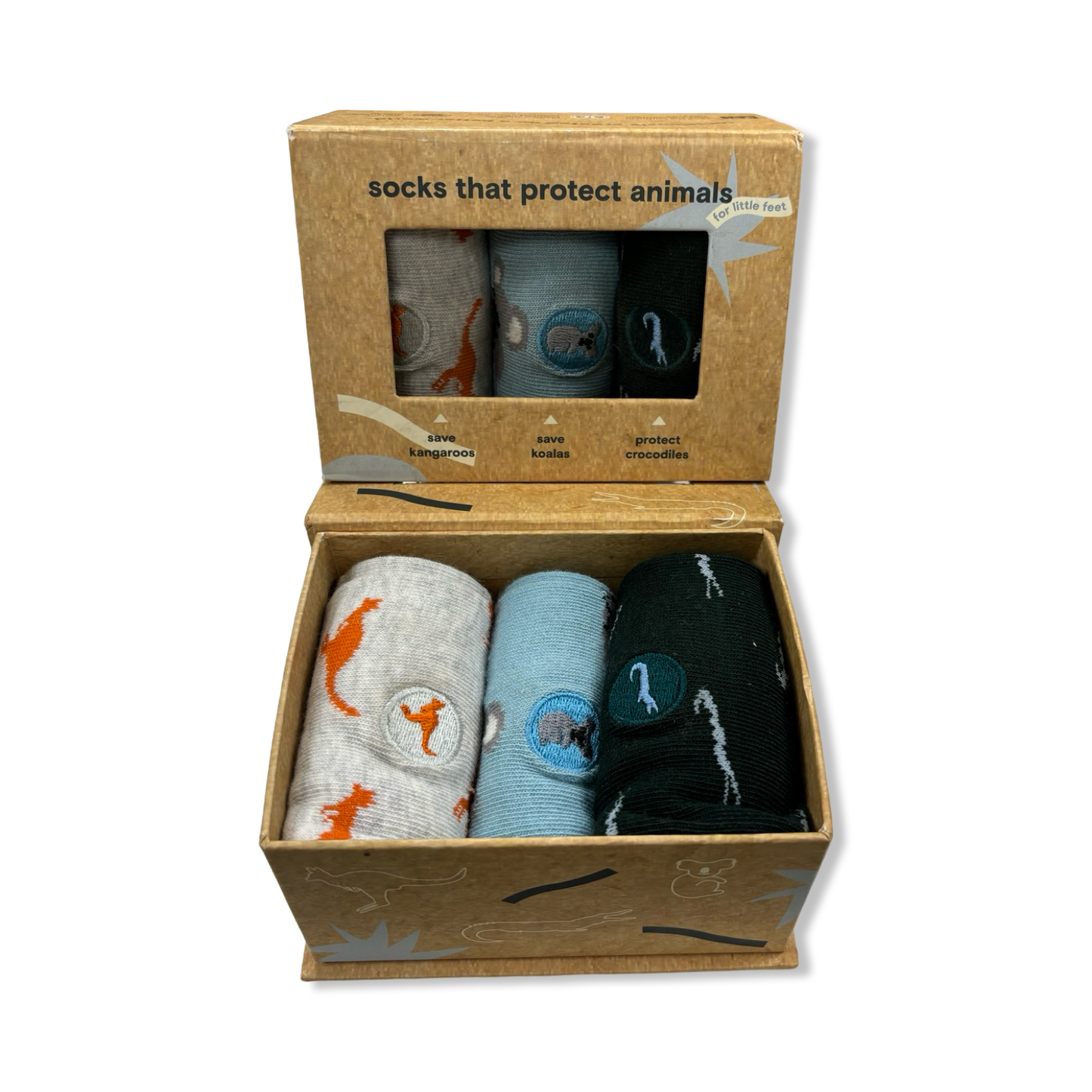 Boxed Socks - Conscious Step