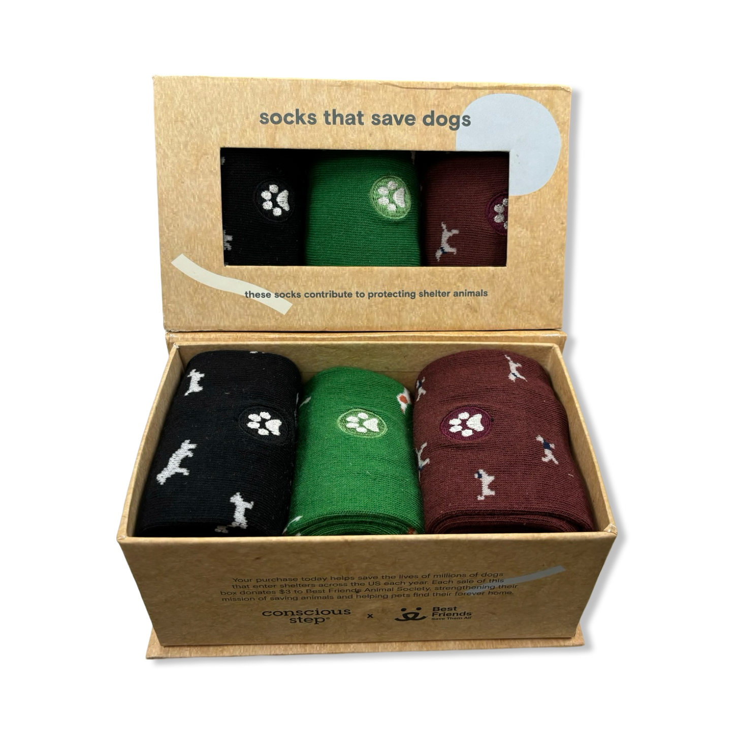 Boxed Socks - Conscious Step