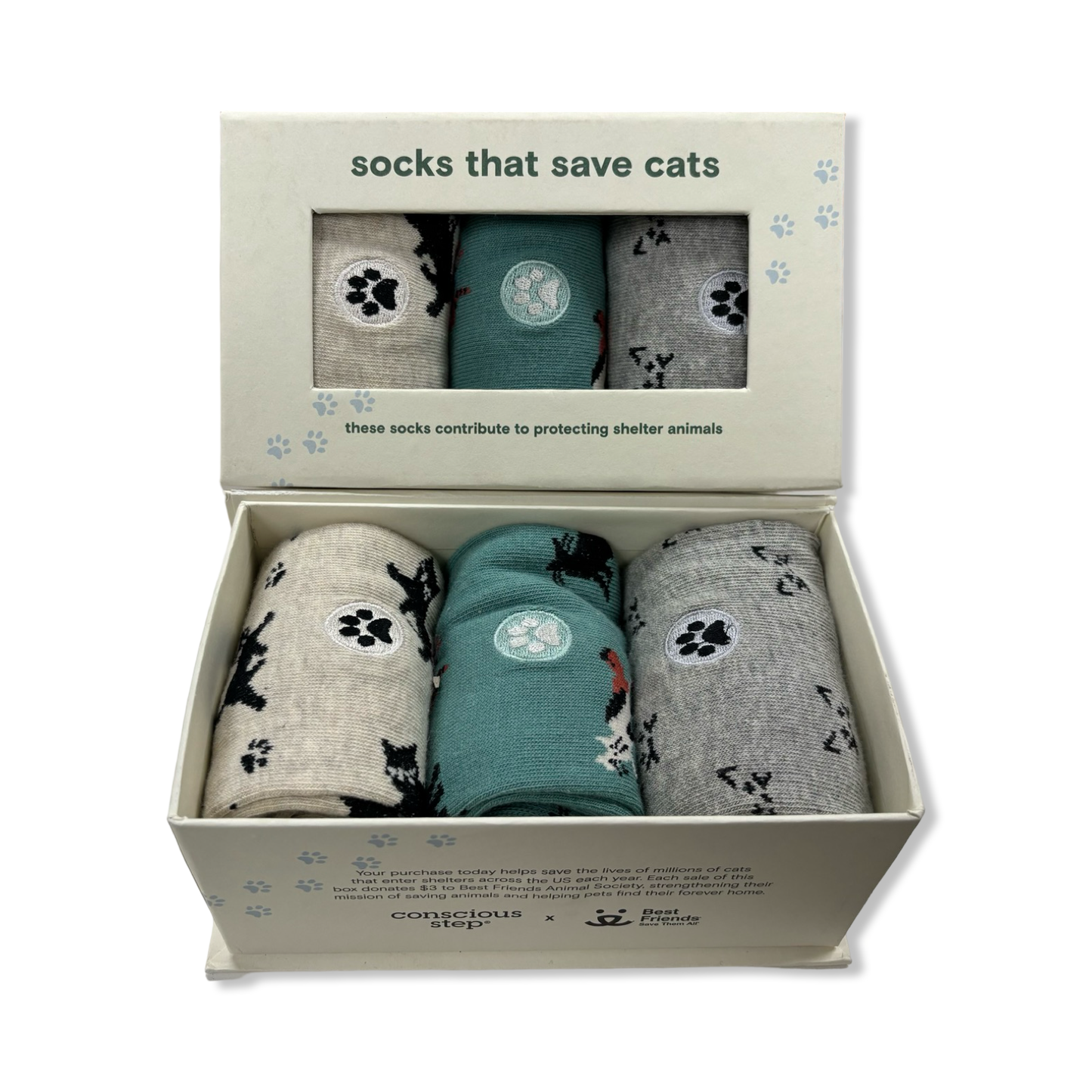 Boxed Socks - Conscious Step