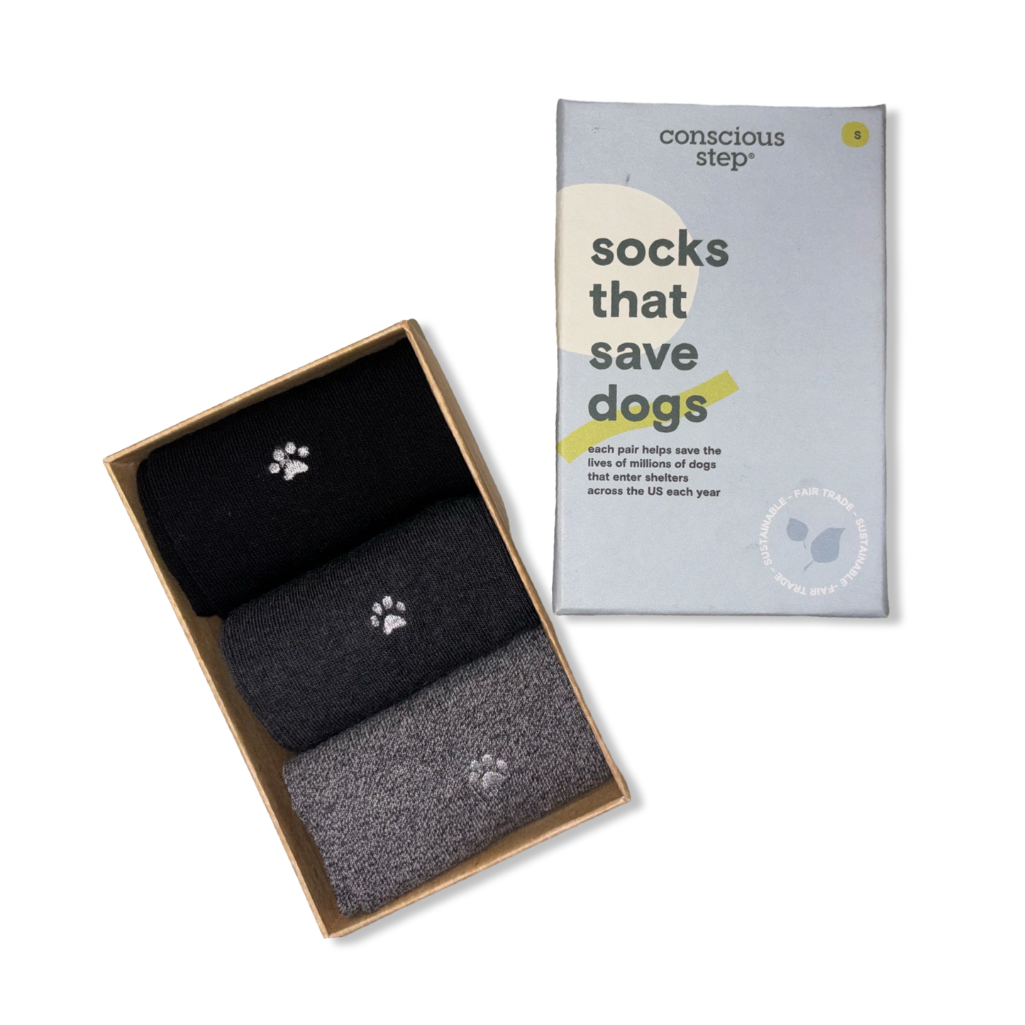 Boxed Socks - Conscious Step