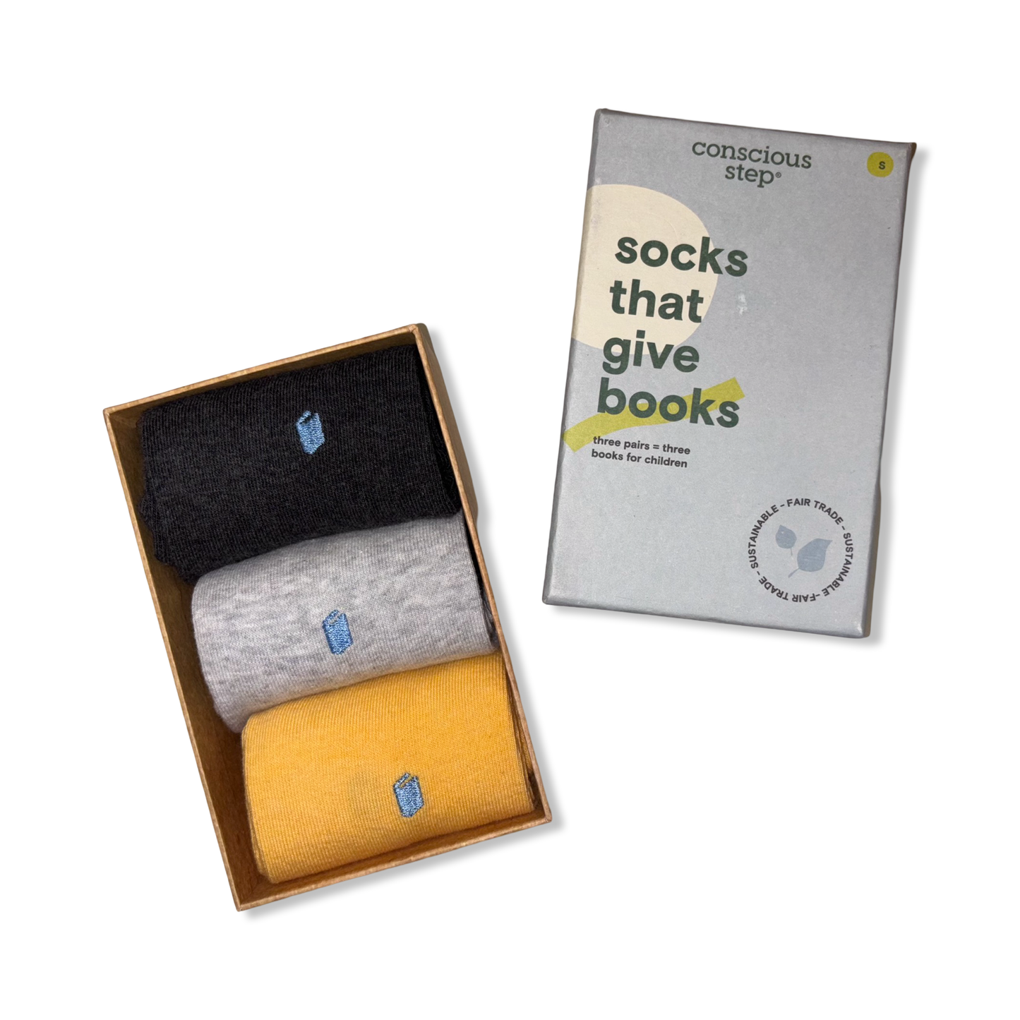 Boxed Socks - Conscious Step