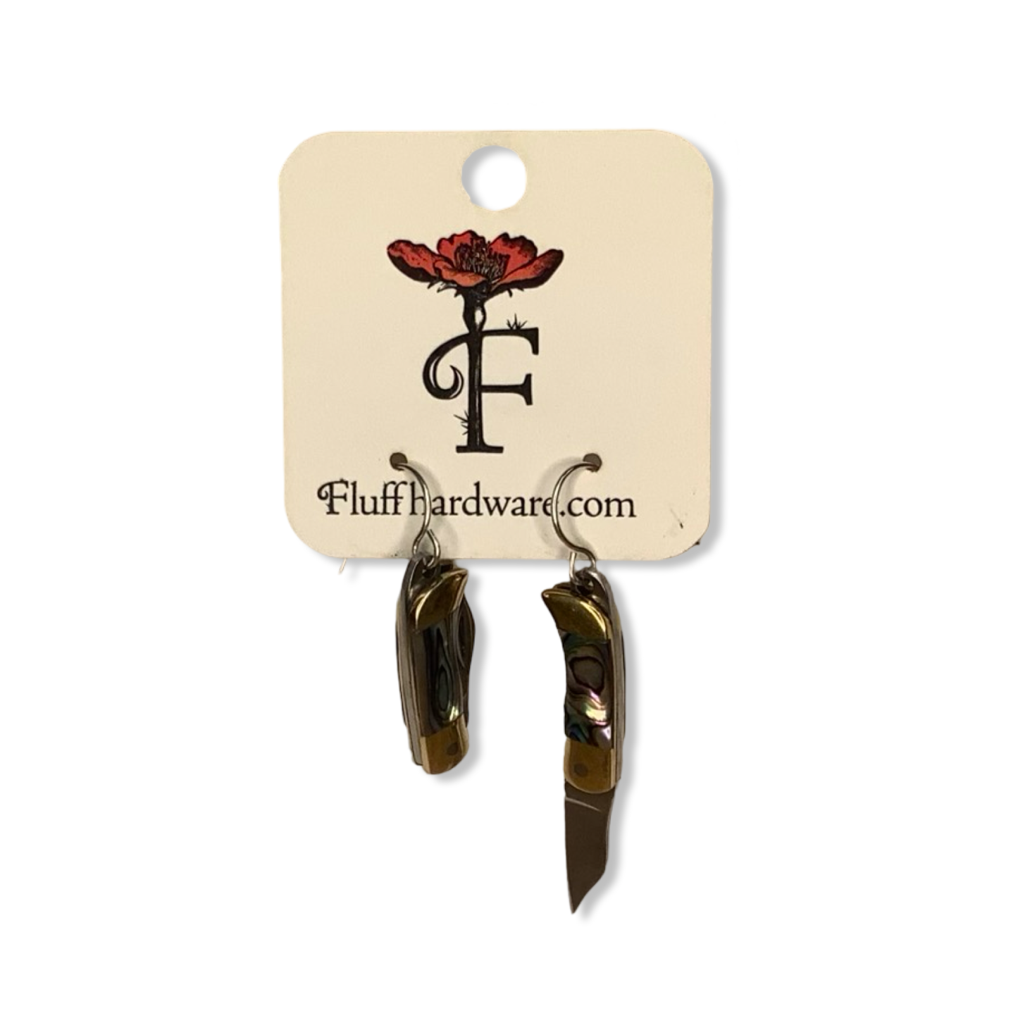 Pocket Knife Earrings - Fluff Hardware