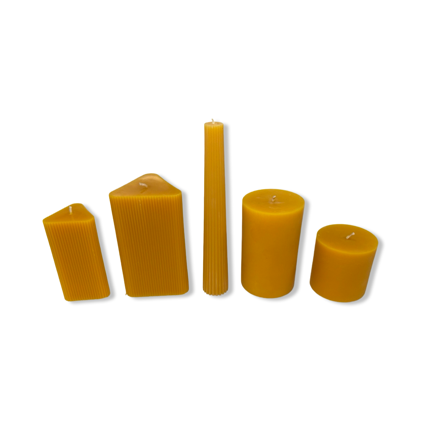 Beeswax Candles - Waxing Moon