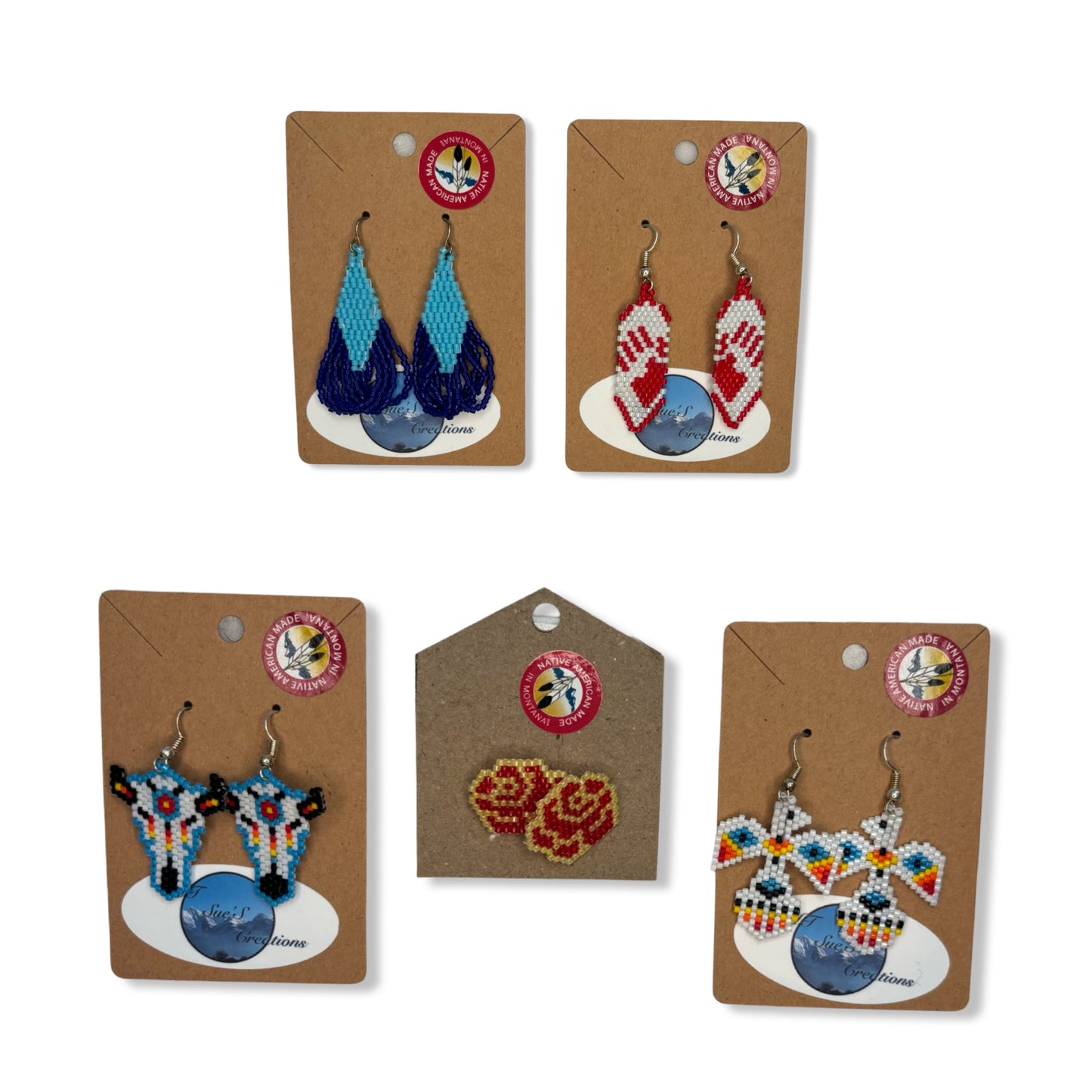 Beaded Earrings - MT Sue's Creations