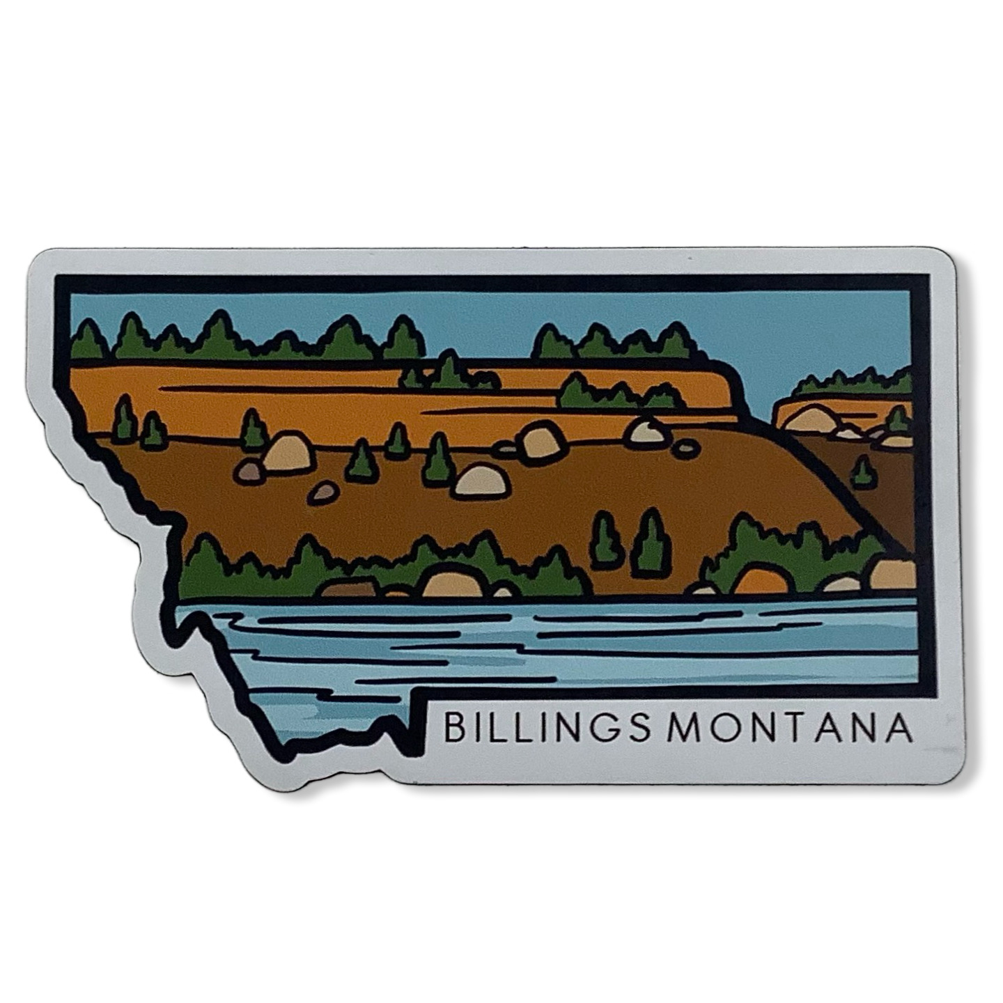 Billings, Montana Magnet - Corvidae