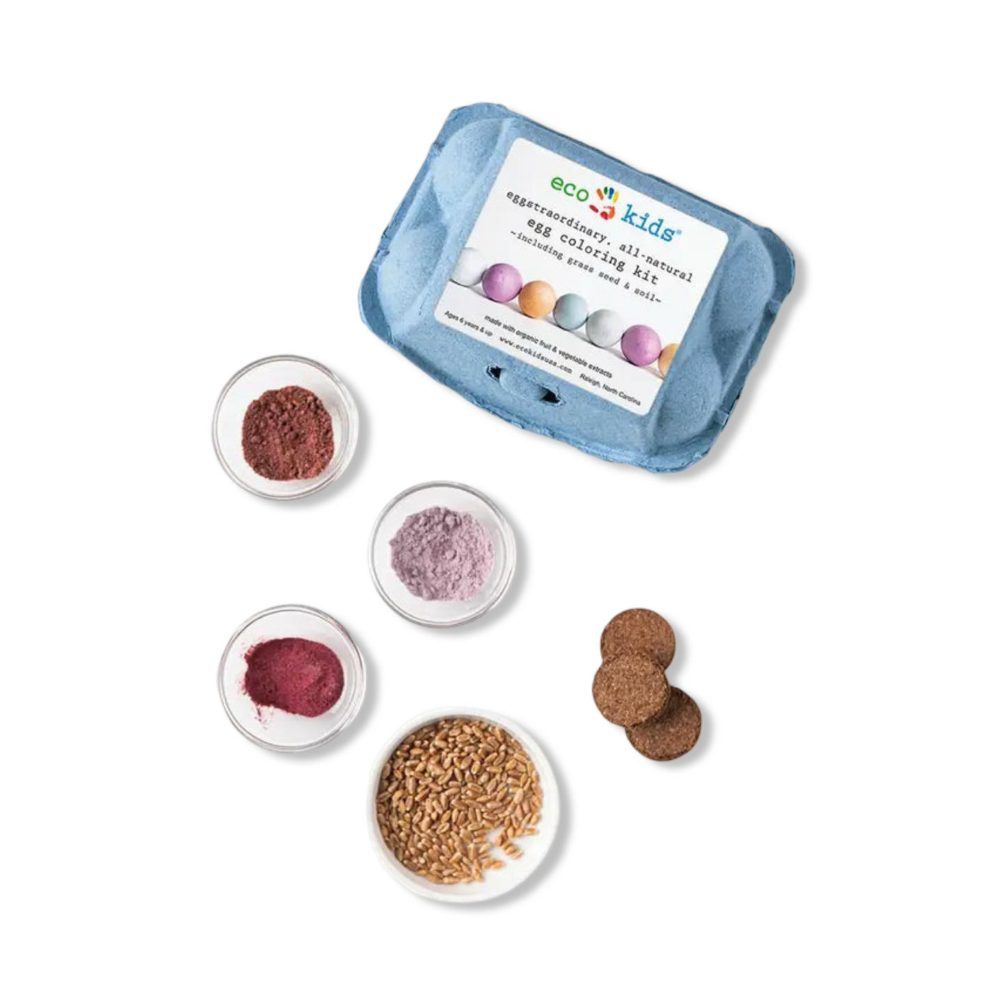 Egg Coloring/Grass Growing Kit - Eco-Kids
