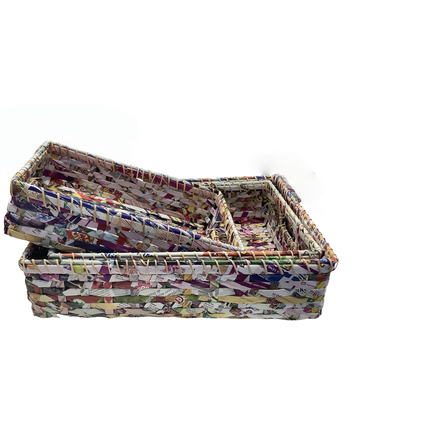 Recycled Paper Baskets - Upcycled Paper Company