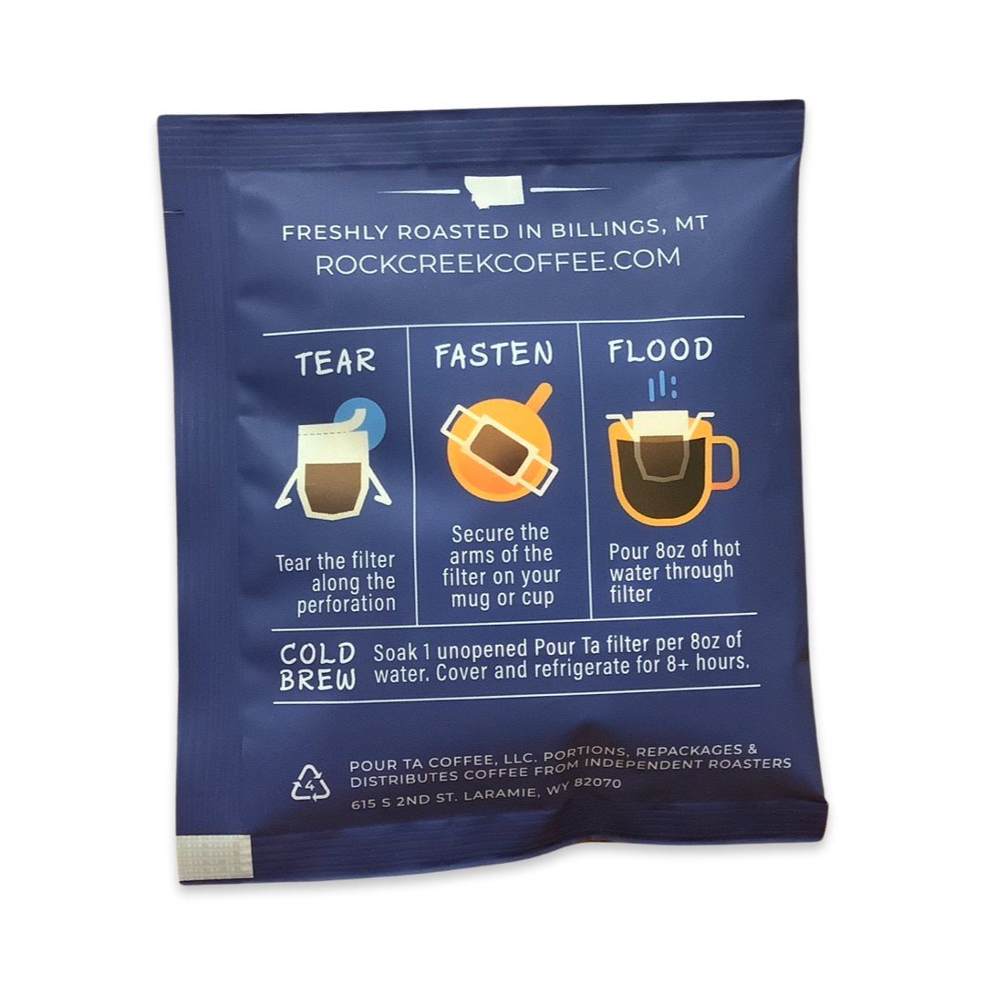 Pour Over Coffee Packets - Rock Creek Coffee Roasters
