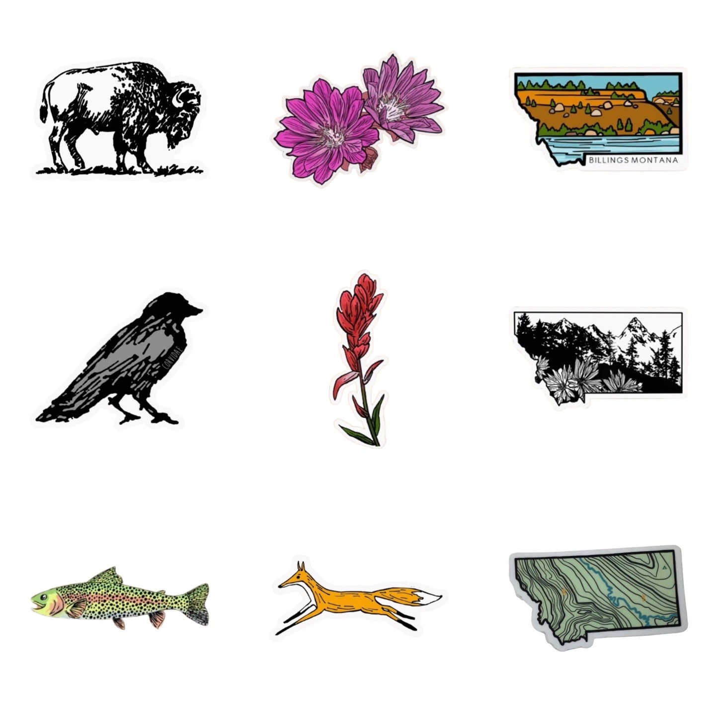 Stickers - Corvidae