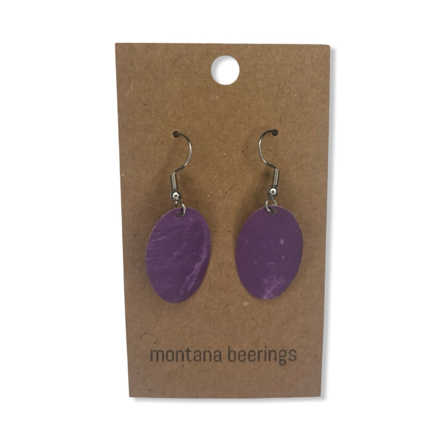 Upcycled Earrings - Beerings - Montana Beerings