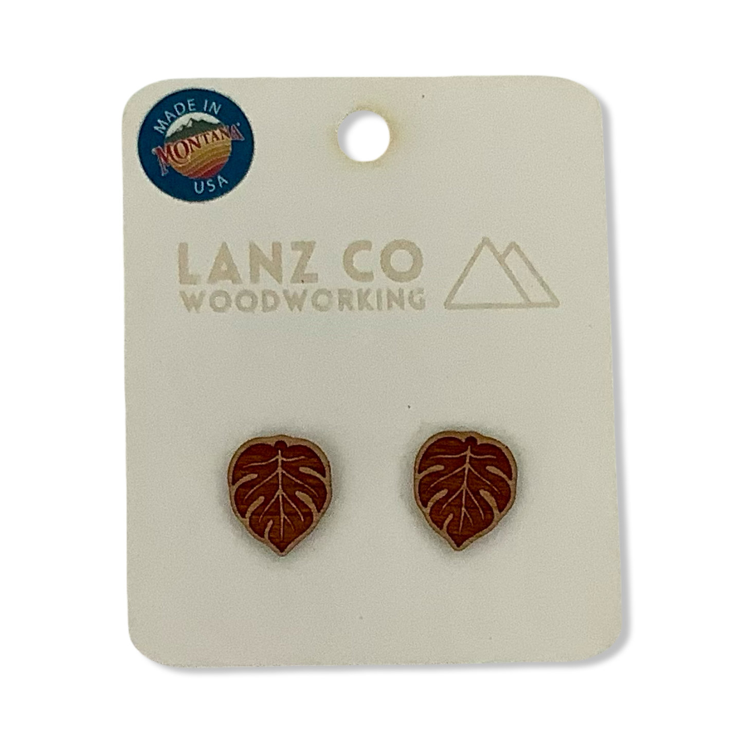 Stud Earrings - Lanz Co Woodworking