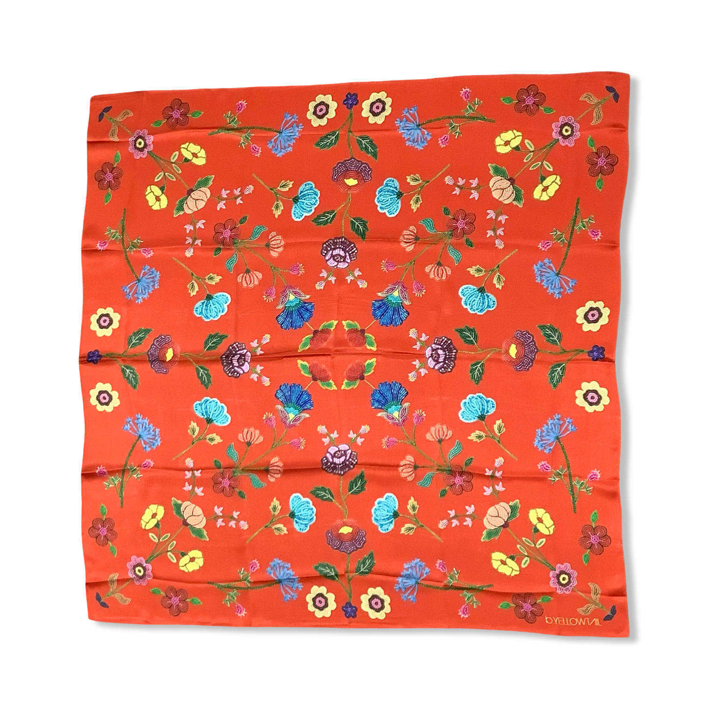 Silk Scarf - B.Yellowtail