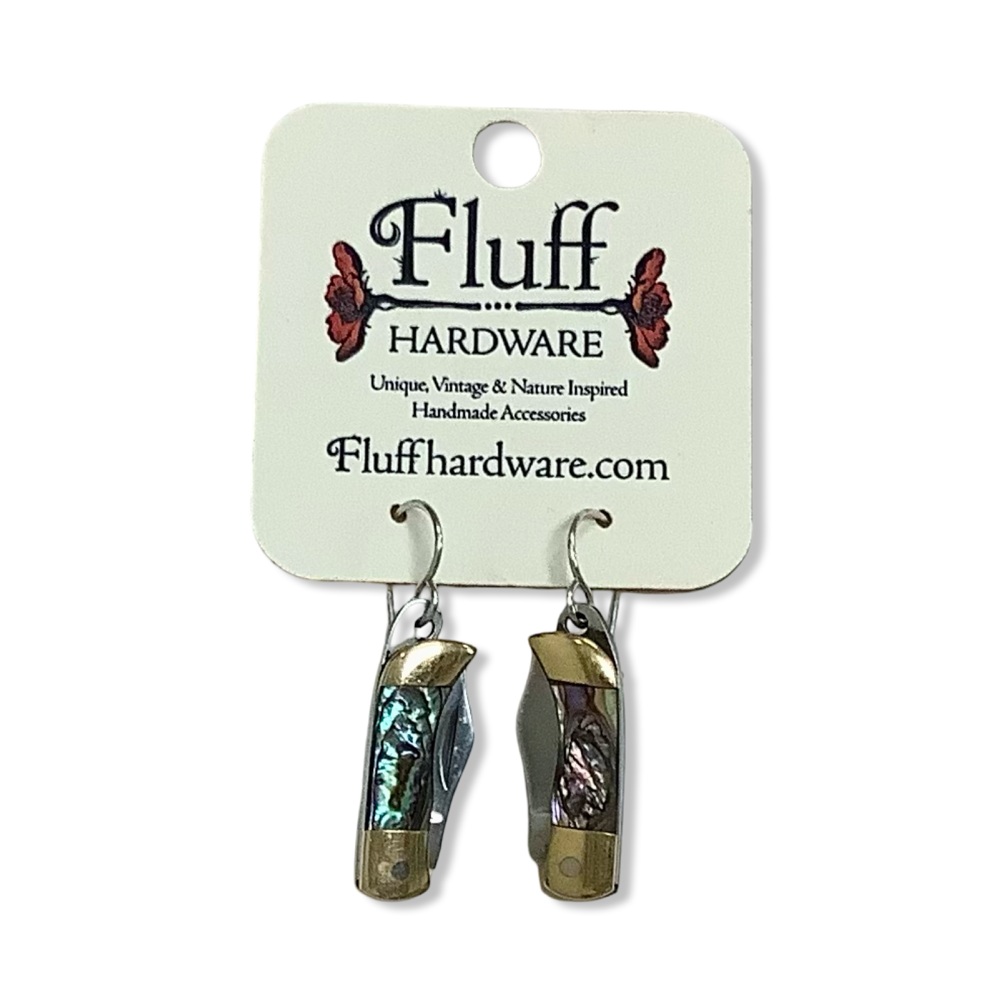 Pocket Knife Earrings - Fluff Hardware