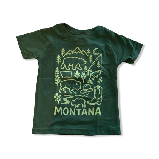 Montana Forest Toddler Tee - The Montana Scene