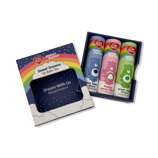 Care Bear Lip Balm Trio - Poppy & Pout