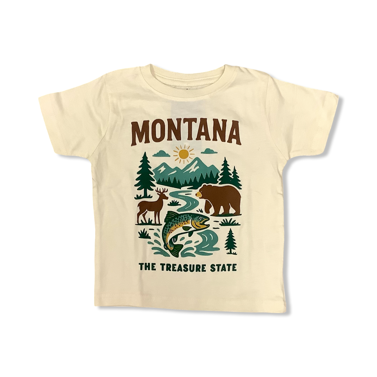 Montana Treasure State Toddler Tee - The Montana Scene