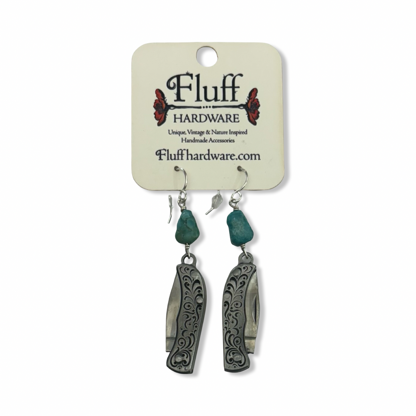Pocket Knife Earrings - Fluff Hardware