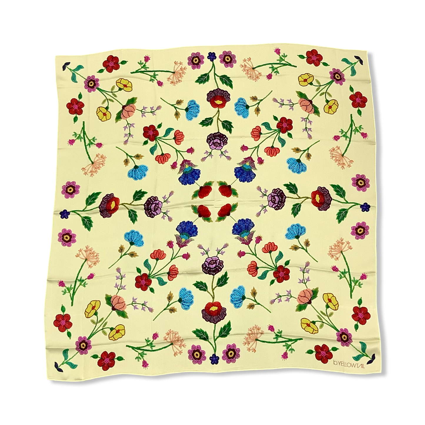 Silk Scarf - B.Yellowtail
