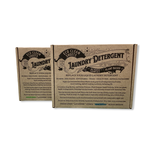Eco Clean Laundry Detergent Sheets - Symbiotic Products