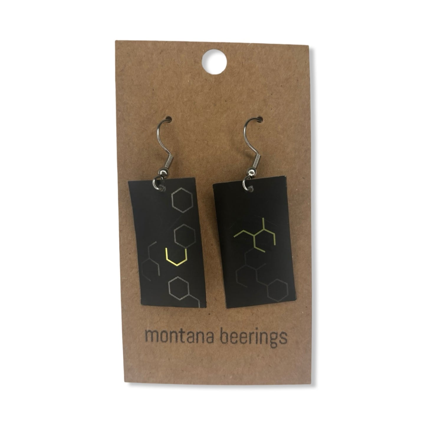 Upcycled Earrings - Beerings - Montana Beerings