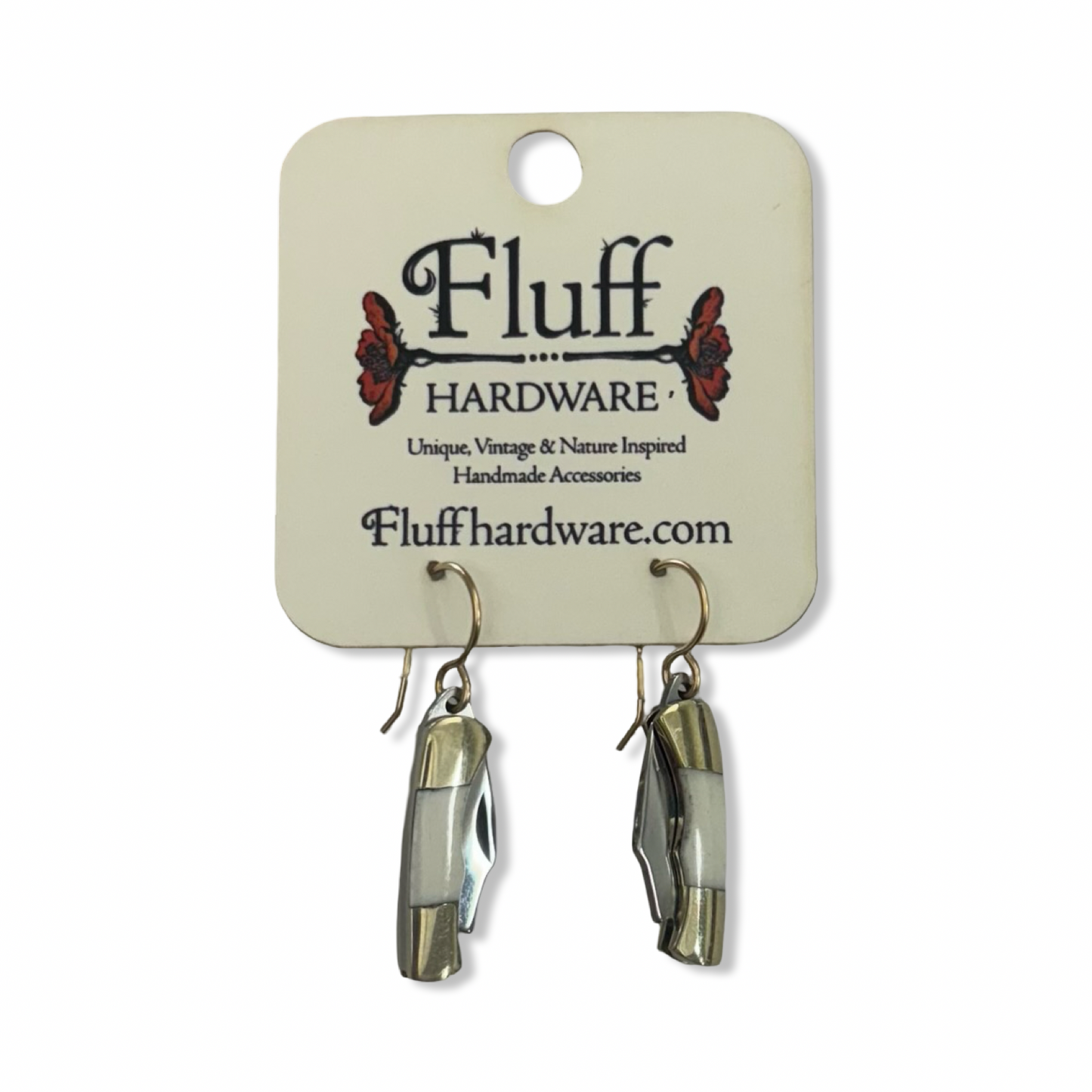 Pocket Knife Earrings - Fluff Hardware