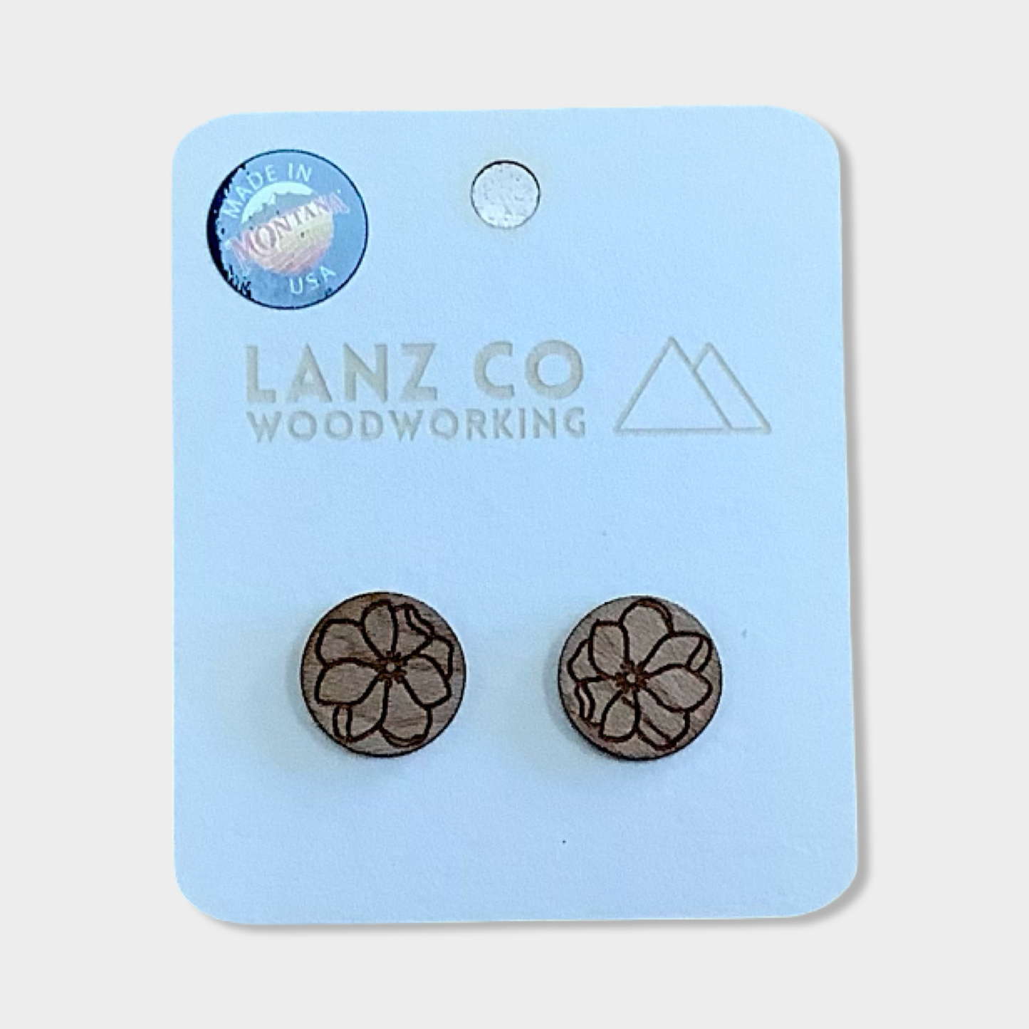 Stud Earrings - Lanz Co Woodworking