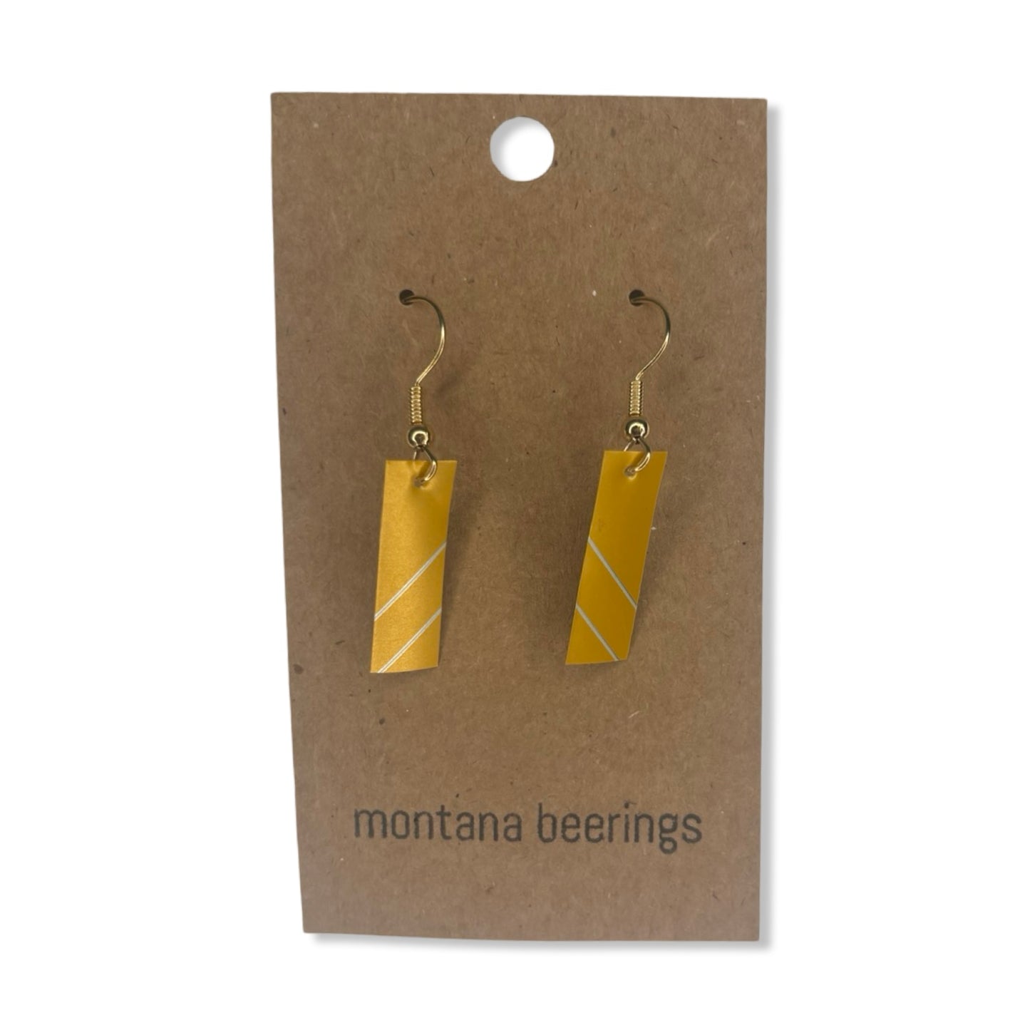 Upcycled Earrings - Beerings - Montana Beerings