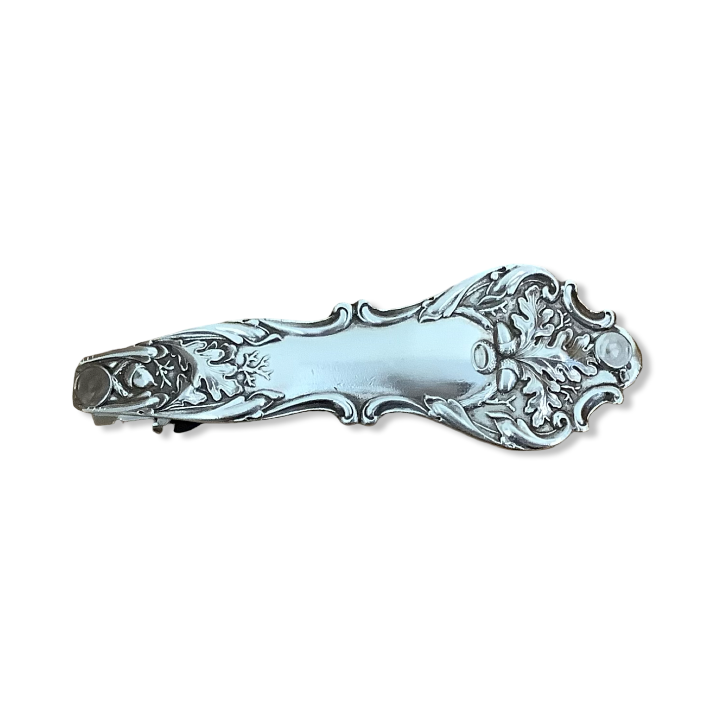 Silverware Spoon Handle Barrette - Girl Ran Away With The Spoon