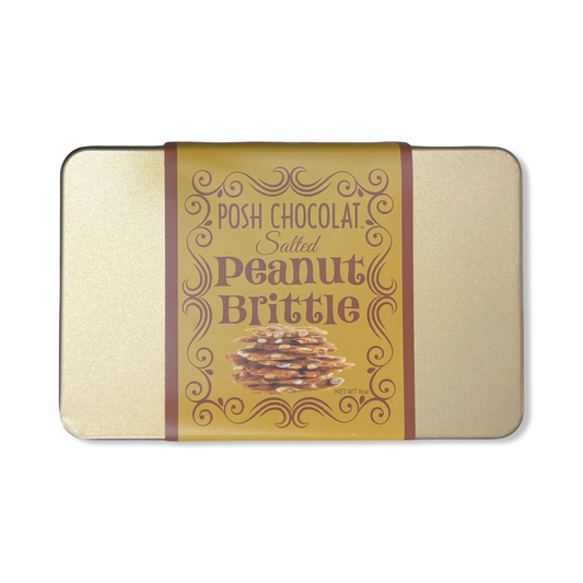 Salted Caramel Peanut Brittle - Posh Chocolat
