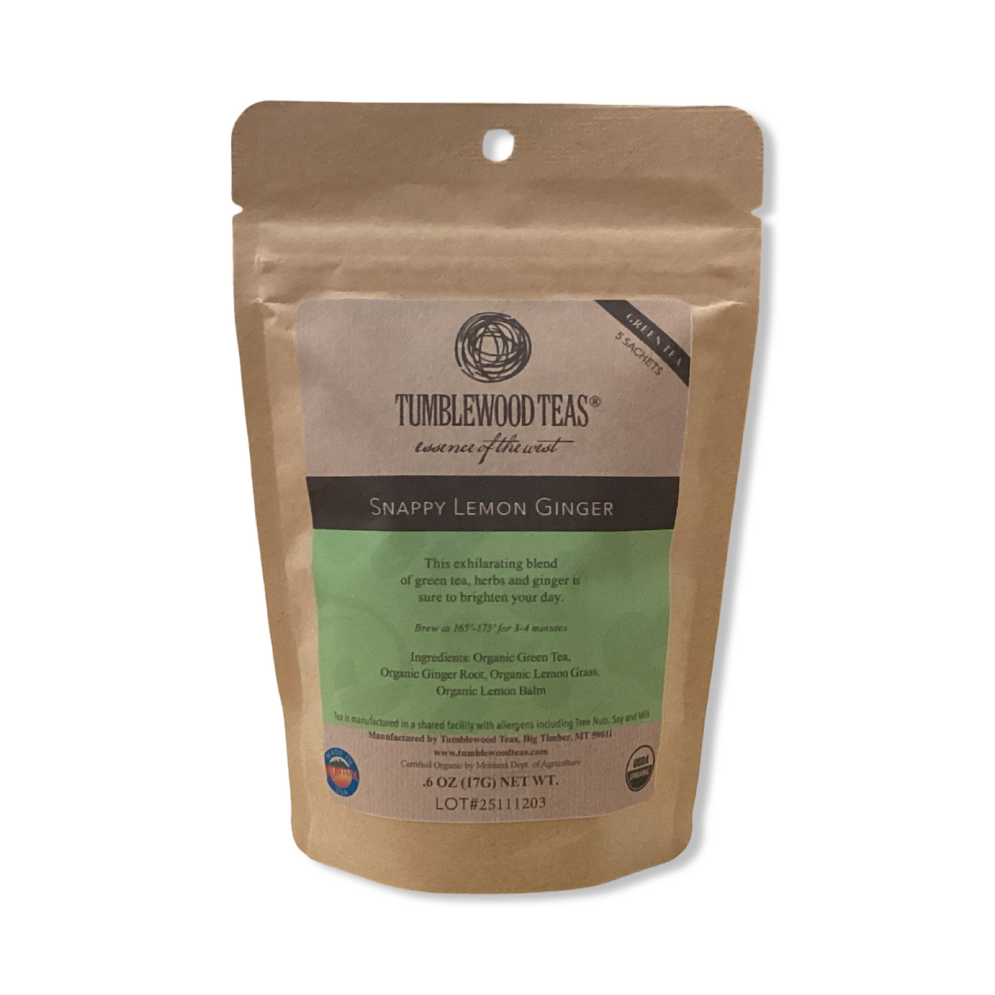 Packaged Tea Sachets - Tumblewood Teas